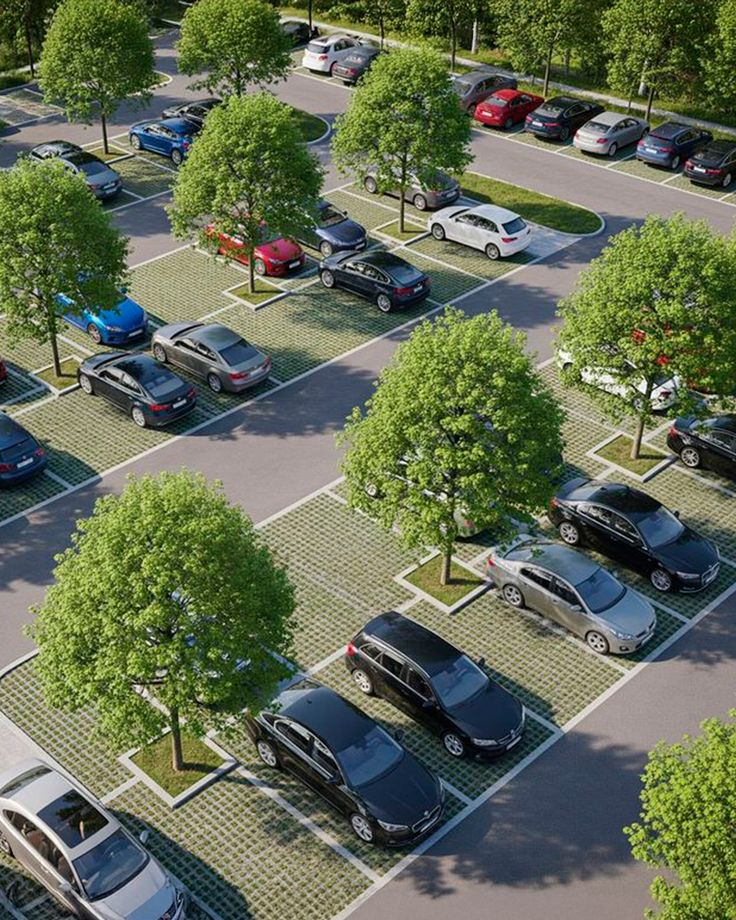 Carros estacionados em vagas preferenciais